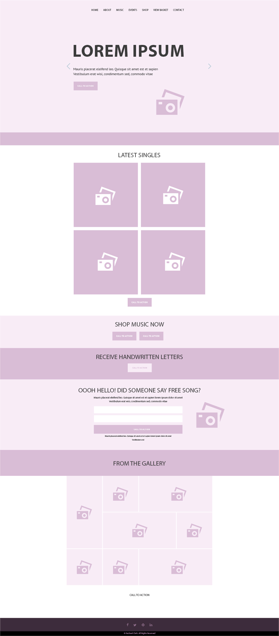 Web Page Wireframe Mockups Web Page Wireframe Mockups
