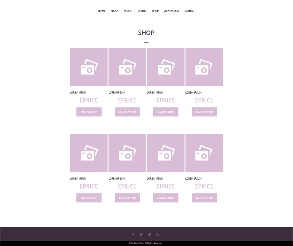 Web Page Wireframe Mockups Web Page Wireframe Mockups