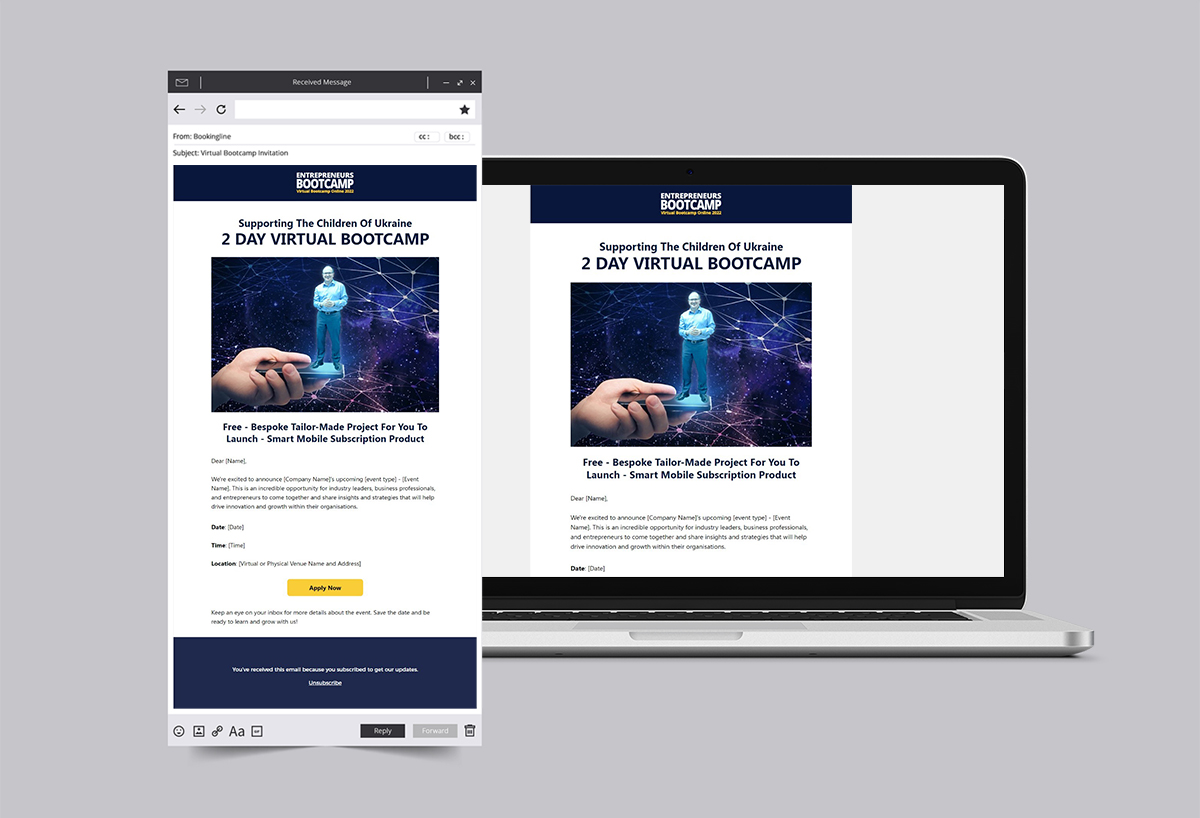 Virtual Bootcamp Customer Email